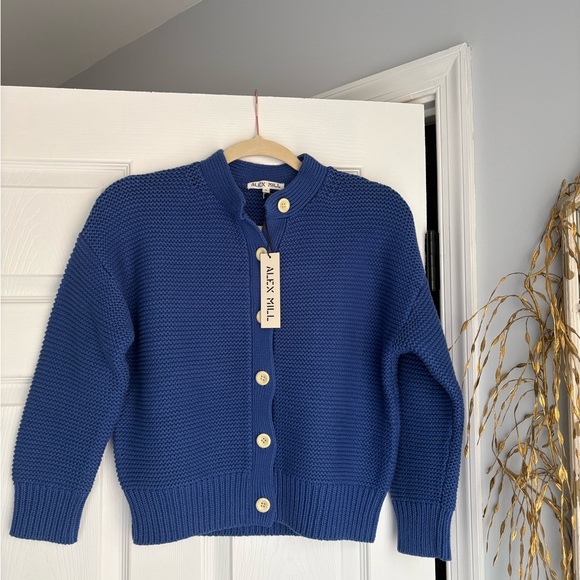 Alex Mill Cosmic Blue Women's Nico Cardigan Sweater - Picture 2 of 2